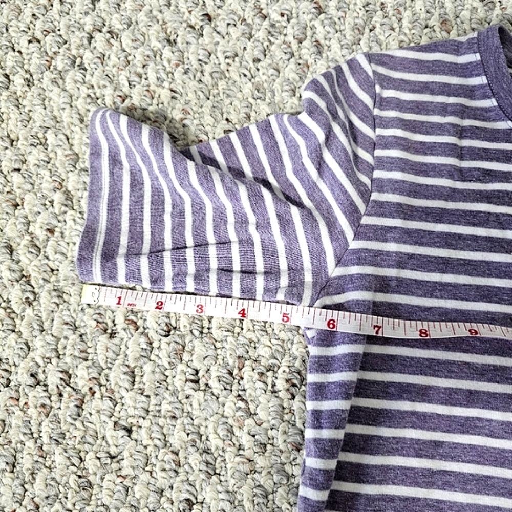 Cynthia Rowley Striped Tee Shirt - Size M - Picture 8 of 10